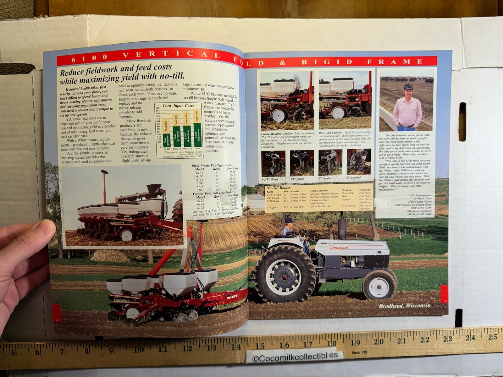 Vintage 1992 White 6000 Series Planters Managing For Profit Brochure