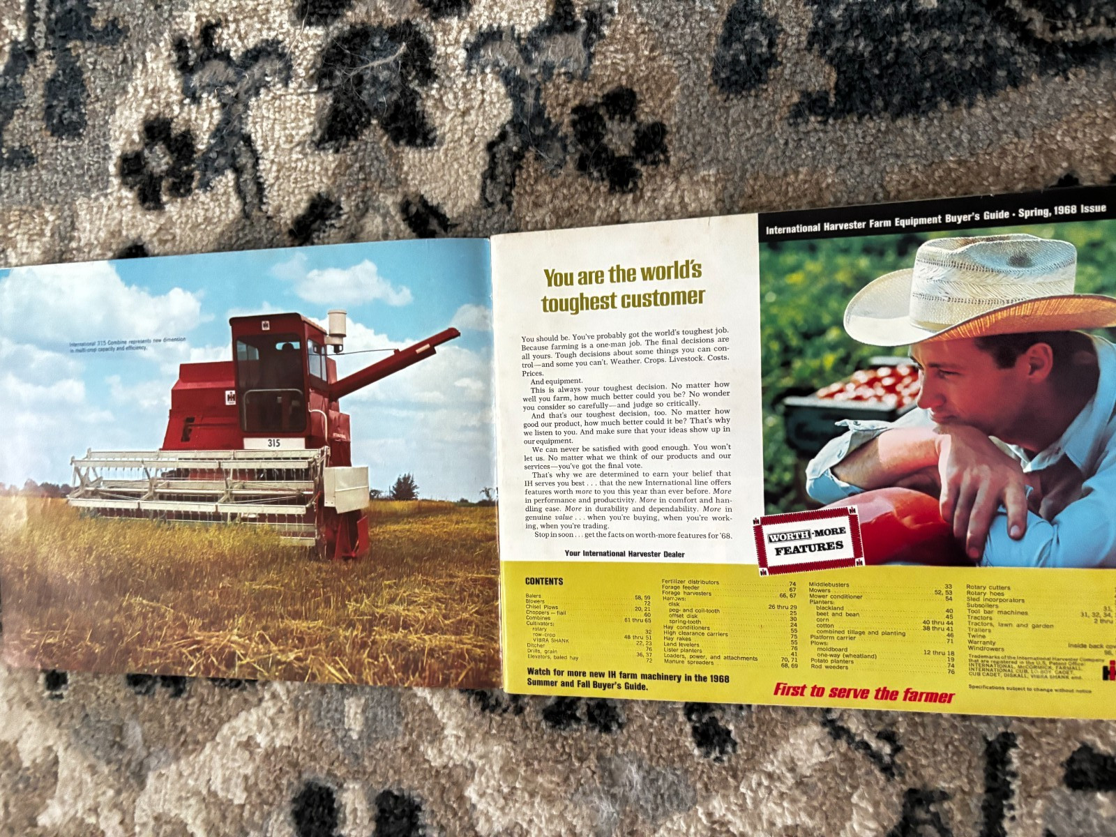 International Harvester Buyers Guide For Spring 1968 Brochure DCPA26