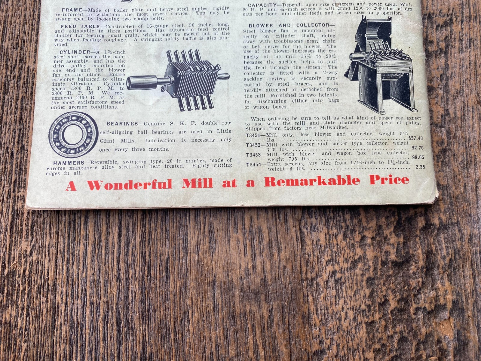 R.R. Howell Thresher & Power Farming Supply Catalog T-34 Minneapolis MN 1934