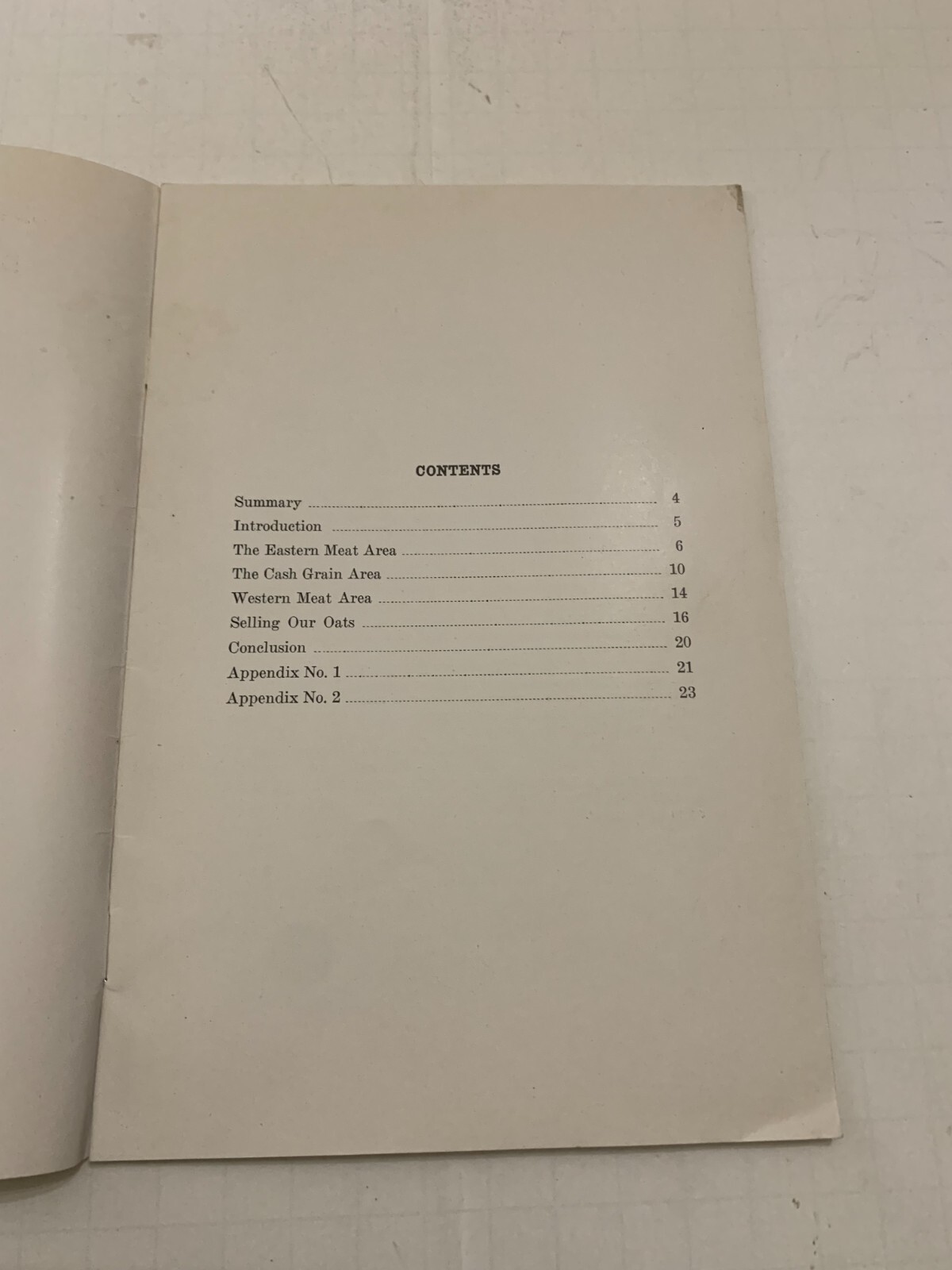 1929 Iowa State College of Agriculture Does Iowa Dump Its Grains Booklet