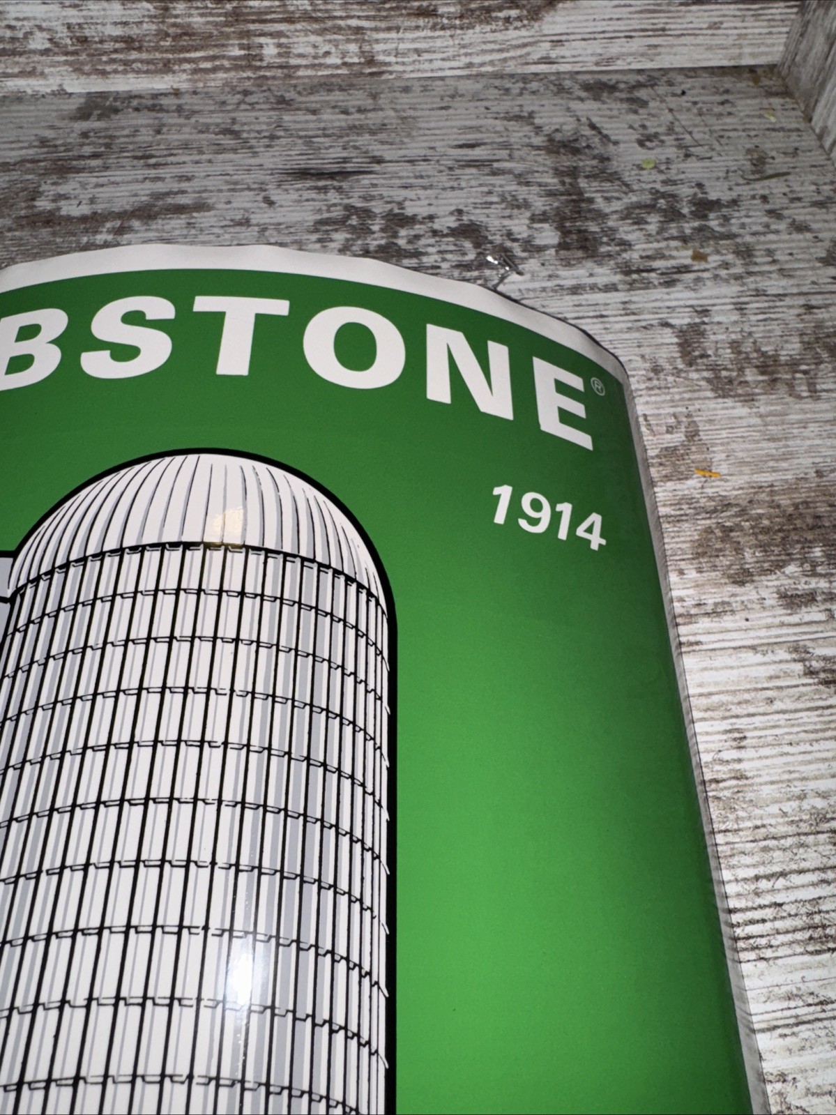 Vintage Ribstone Silo Decal Sticker Farm Stave Silo Logo Since 1914 13&Prime;x9&Prime; Nos