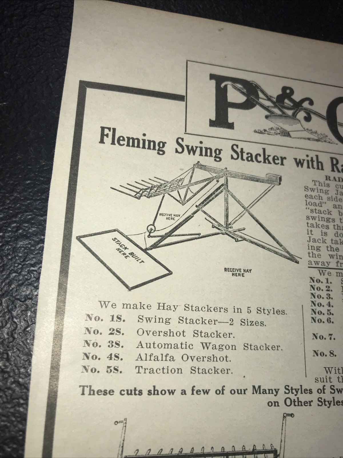 1916 Parlin & Orendorff P&O Farm Advertising – Kansas City Denver Oklahoma