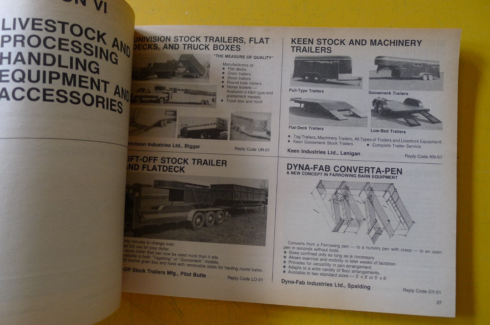 SASKATCHEWAN Implement Buyers Guide 1983 Catalog Farm Agriculture Industrial