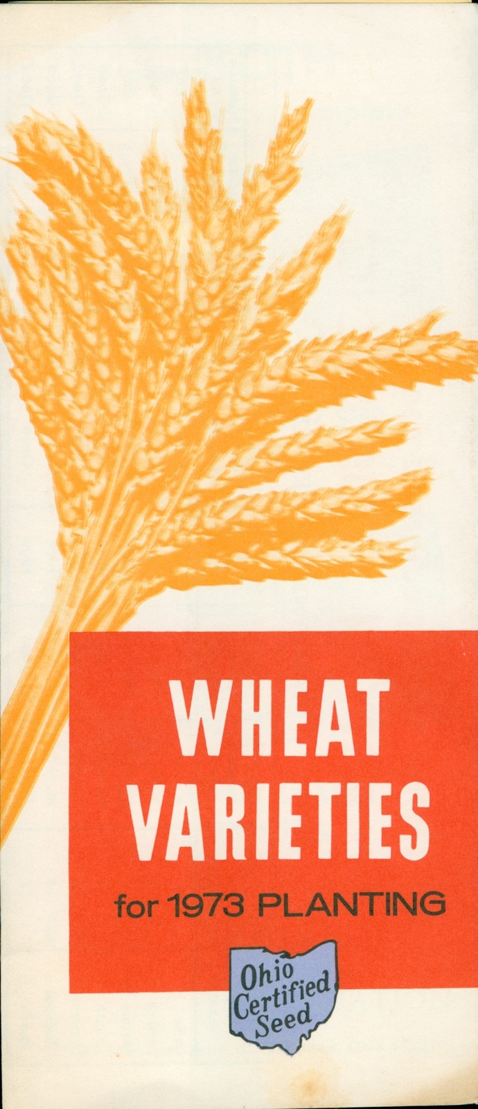 1973 Ohio Certified Seed Wheat Varieties Advertising Mailer Farming Planting USA