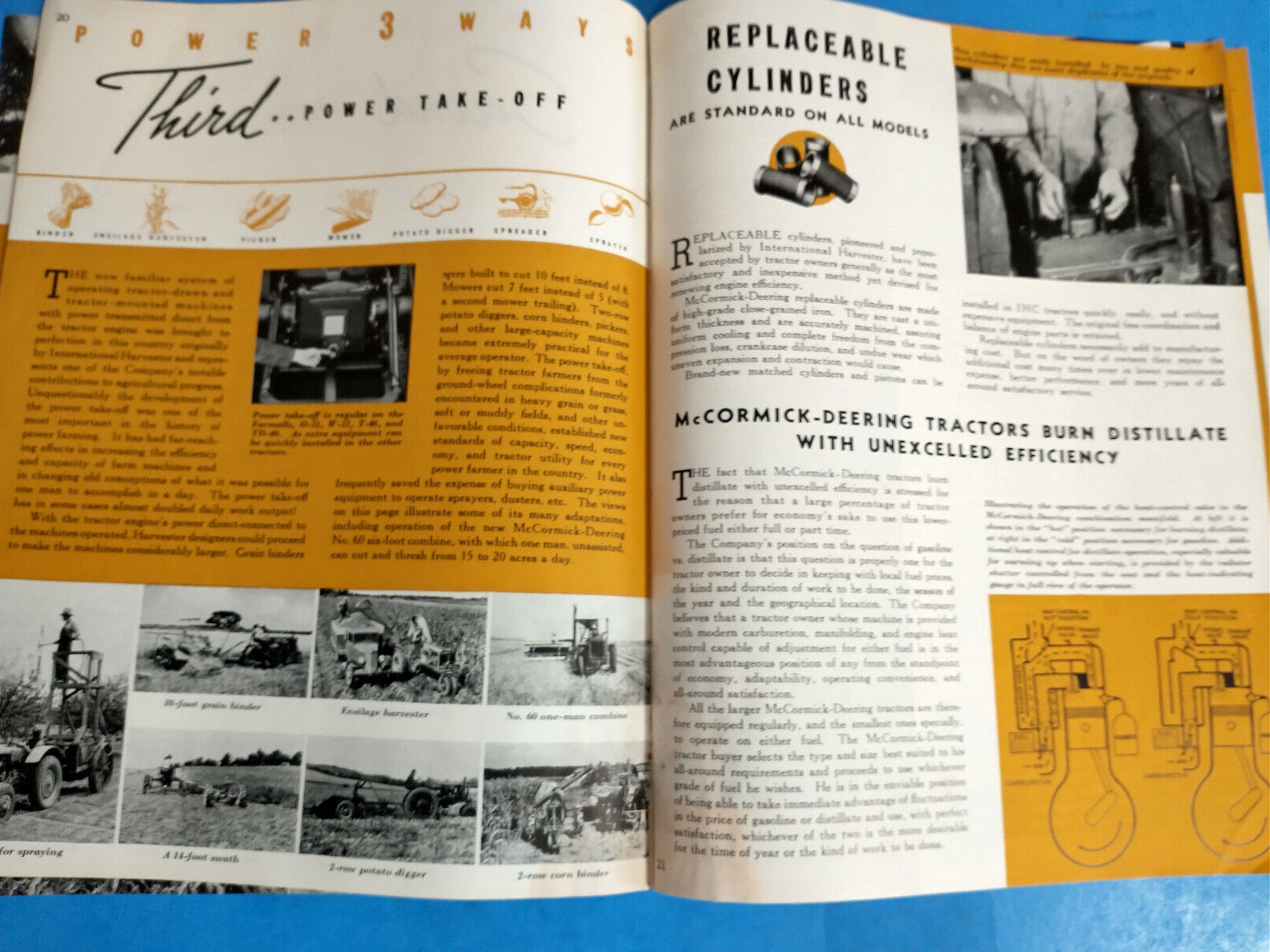 MCCORMICK DEERING 1931 TRACTOR FULL LINE BROCHURE ORIGINAL 32 PAGE BOOKLET