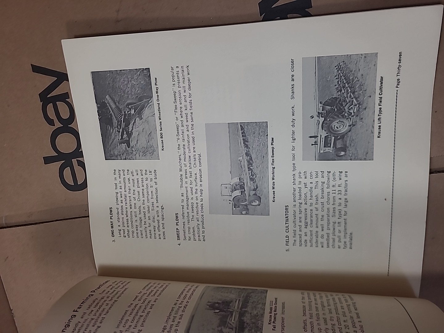 Vintage Krause Chisel Plow Manual Agriculture Farming