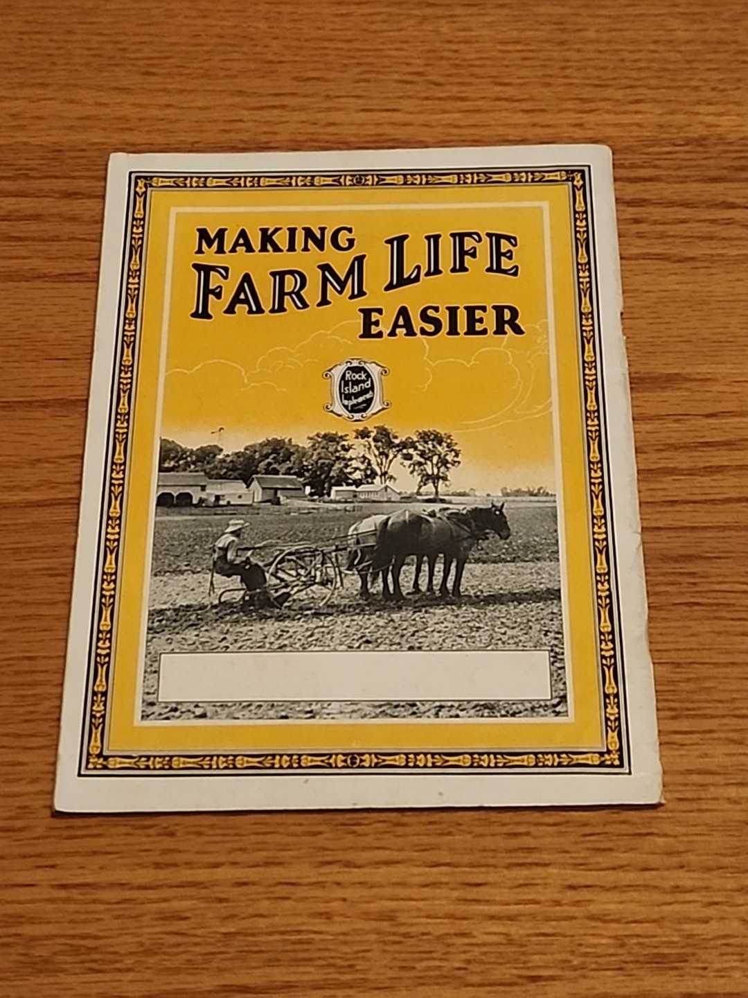 Rock Island Making Farm Life Easier Farm Tools Catalog Heider Tractors Engines
