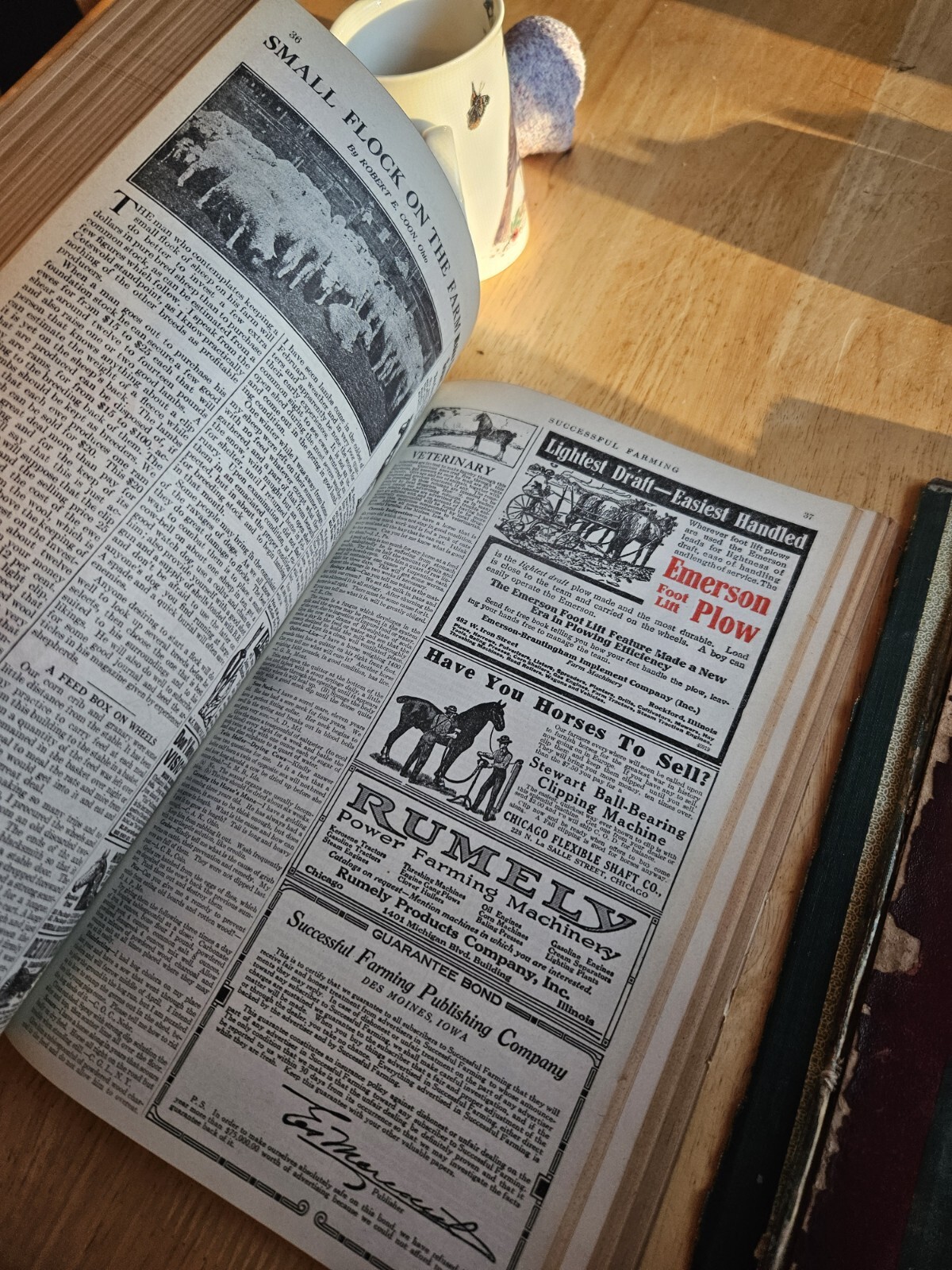 Vintage 1914 Successful FARMING Magazine 12 Months Bound DES MOINES IOWA