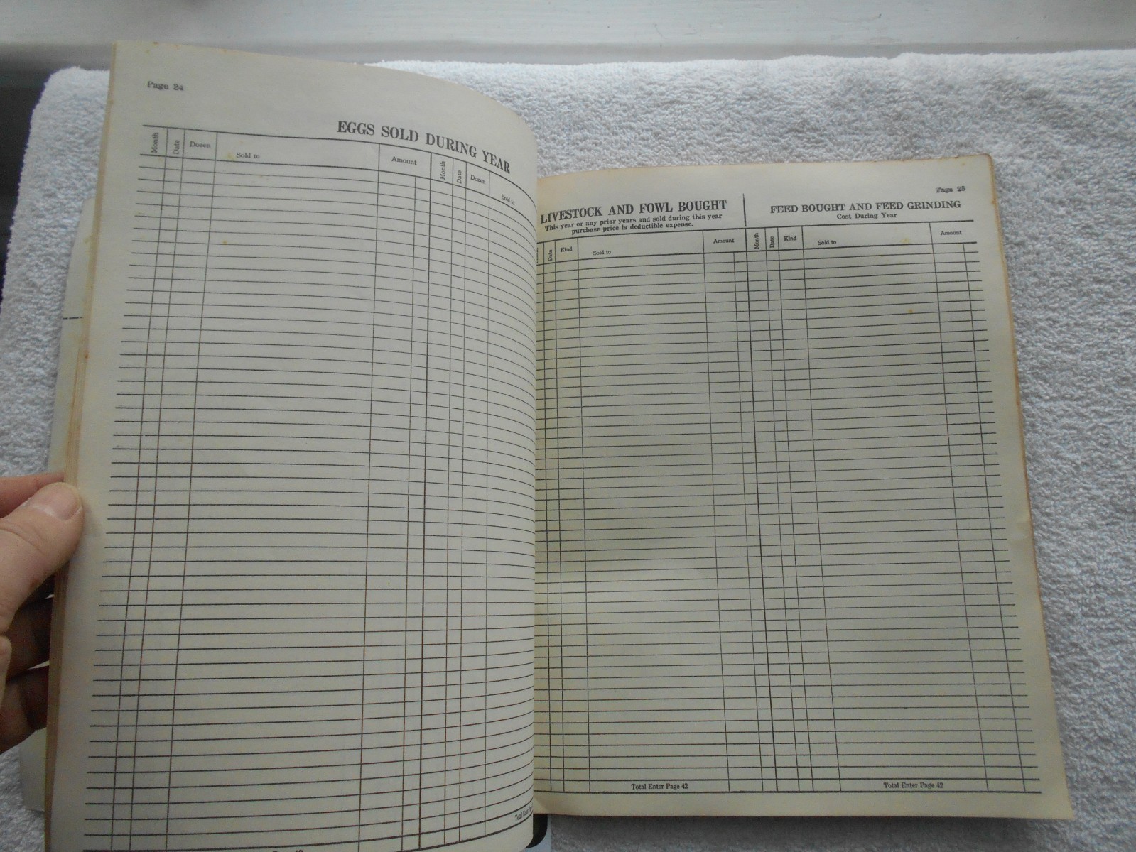 1950 KENDALL OIL CO. FARM RECORD BOOK-AGRICULTURE-42 PAGES