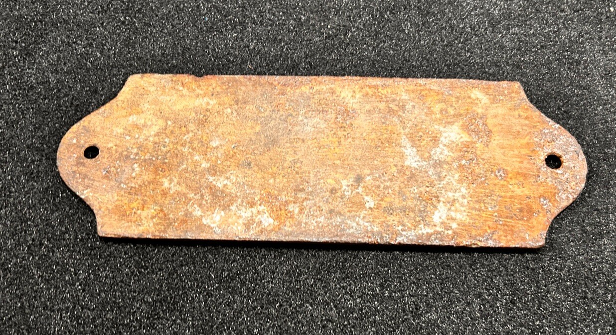 Fraser & Chalmers Chicago Heavy Cast Iron Nameplate
