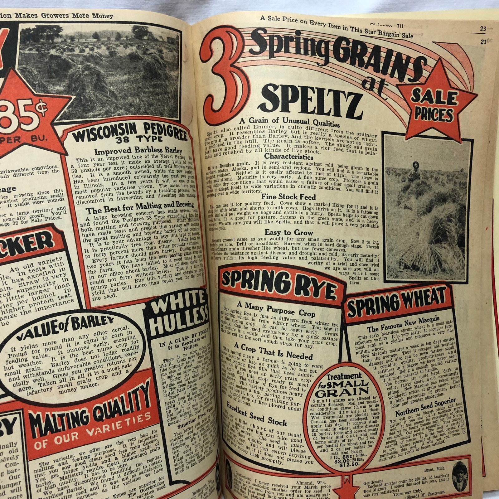 Vintage 1920-30&rsquo;s America&rsquo;s Field Seed Co. Booklet Farming