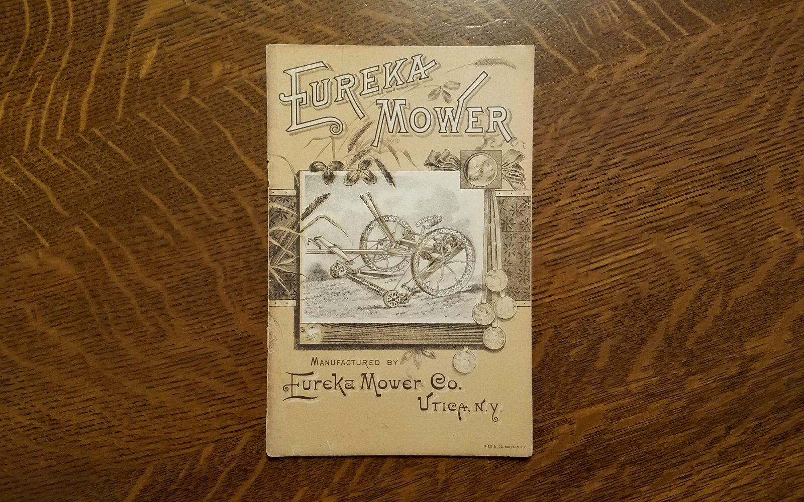 1889 Eureka Mower Farm Harvesting Cultivator Catalog Brochure Horse Tractor