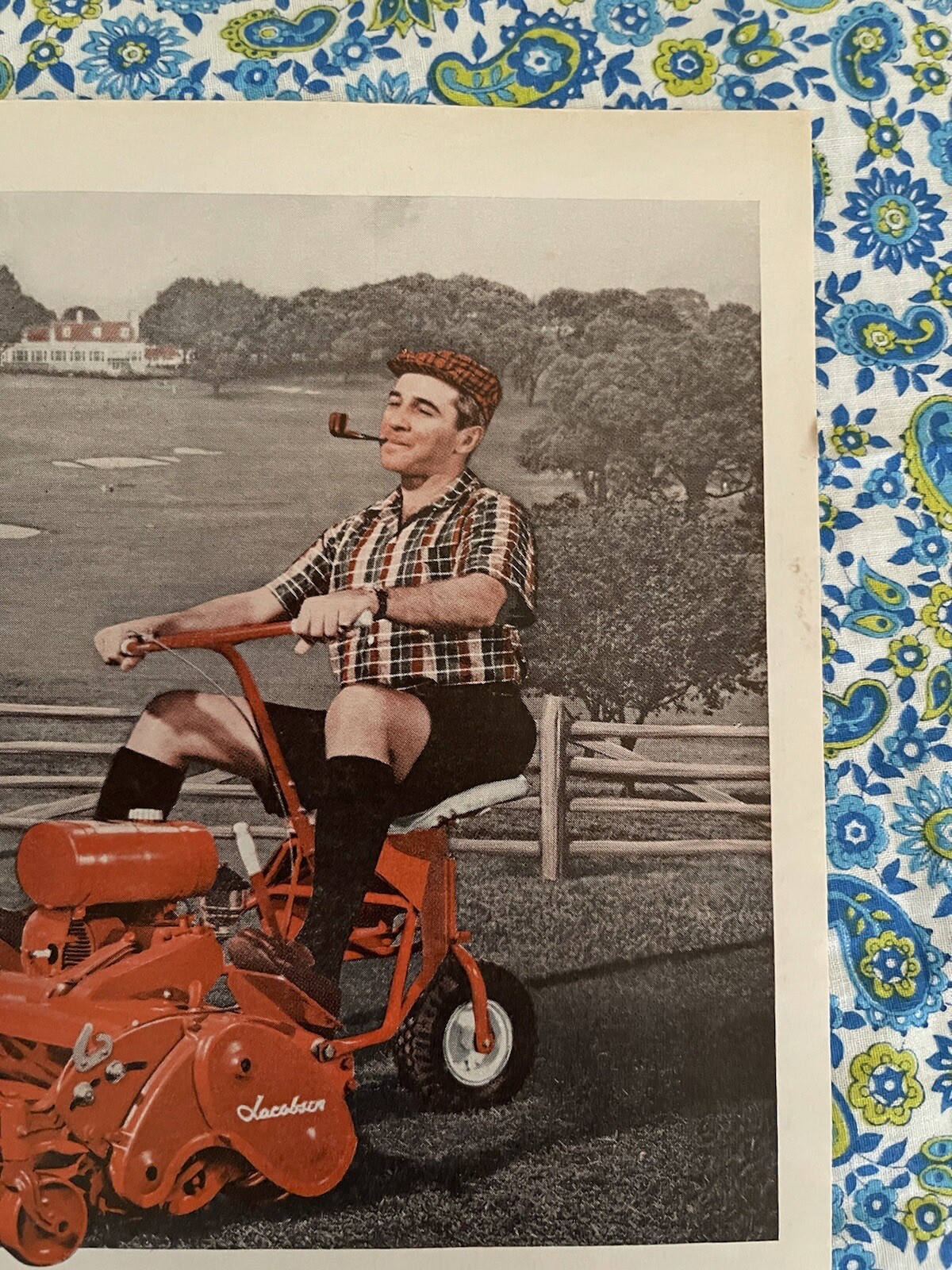 Vintage 1959 Jacobsen Estate 24 Reel Mower Print Ad