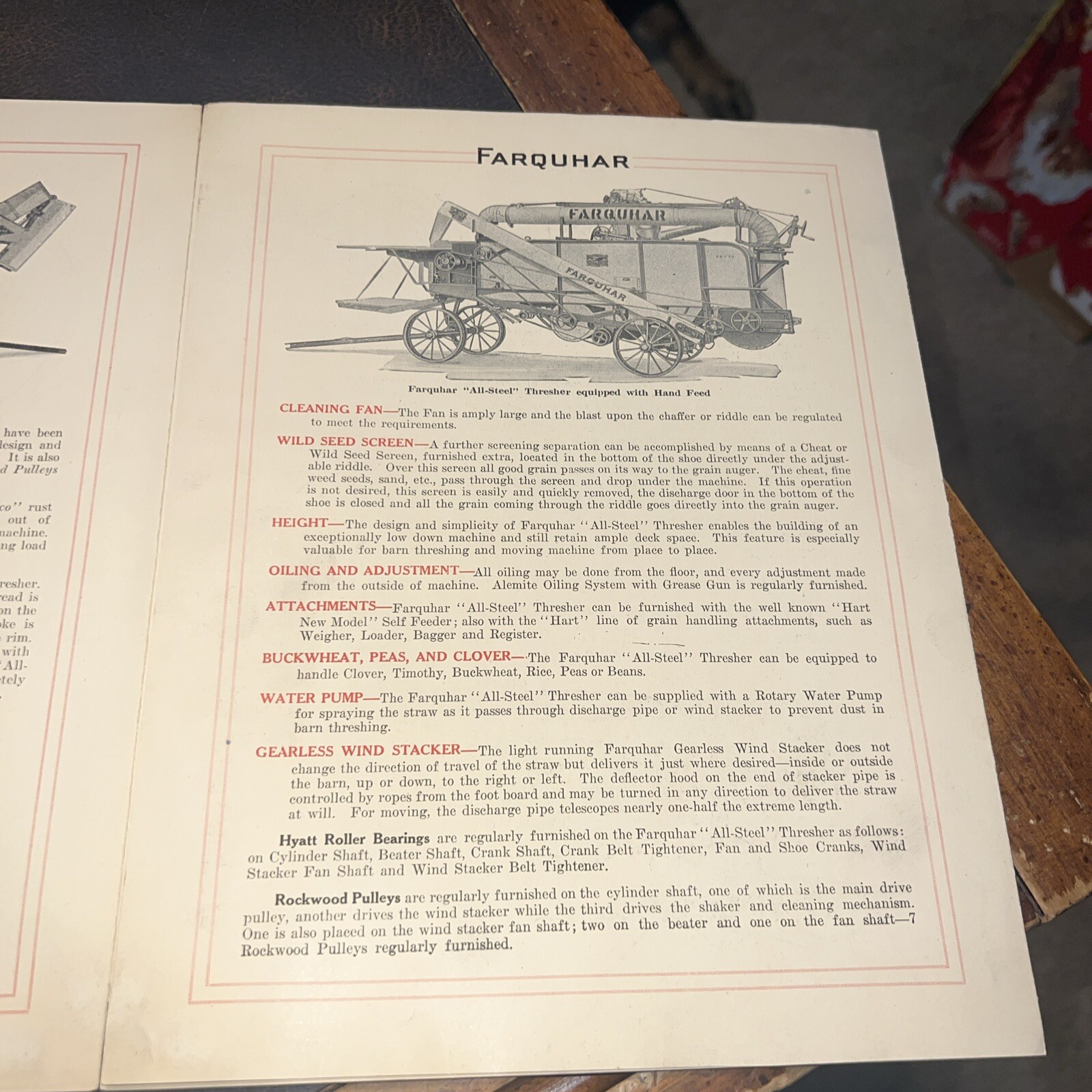 Rare Farquhar Machinery Brochure York, PA Threshers Farm Equipment