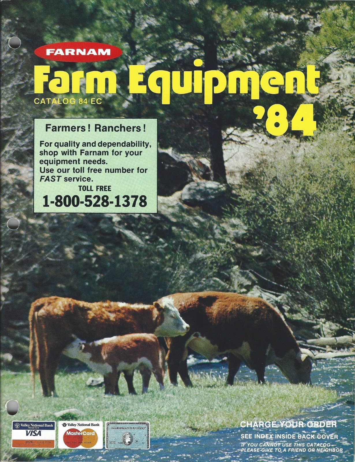Farm Equipment Catalog – Farnam – Cattle Farmer Rancher Focus – 1984 (F4575)