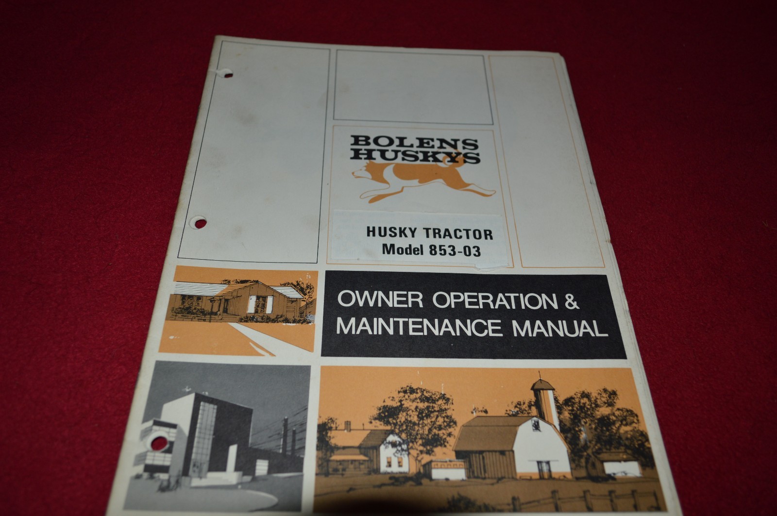 Bolens 853-03 Husky Tractor Operator&rsquo;s Manual CHPA