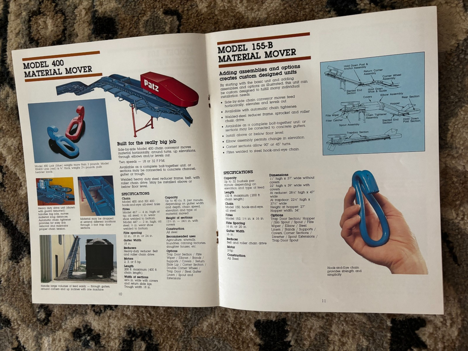 Patz Feeding Systems For 1983 Brochure DCPA26