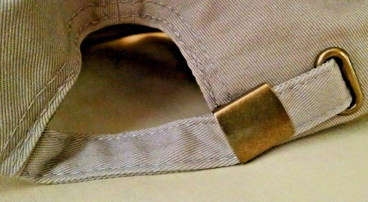 TRACTOR SUPPLY HAT SINCE 1938 TAN RED ADJ CLOTH STRAP NWOT BASEBALL BALL CAP.