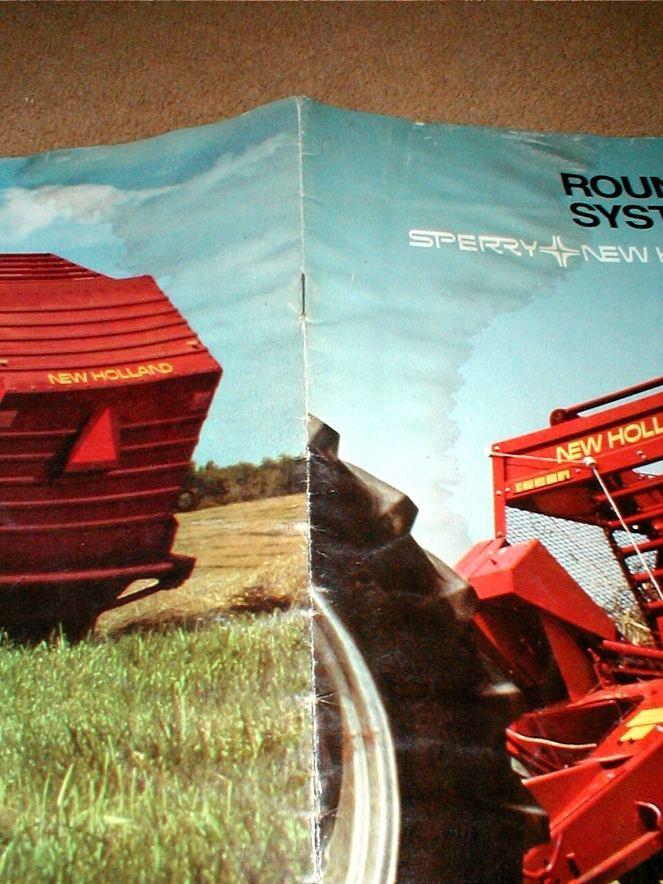 Sperry New Holland Round Baling Systems 1979 Full Color 12 Page Dealer Brochure
