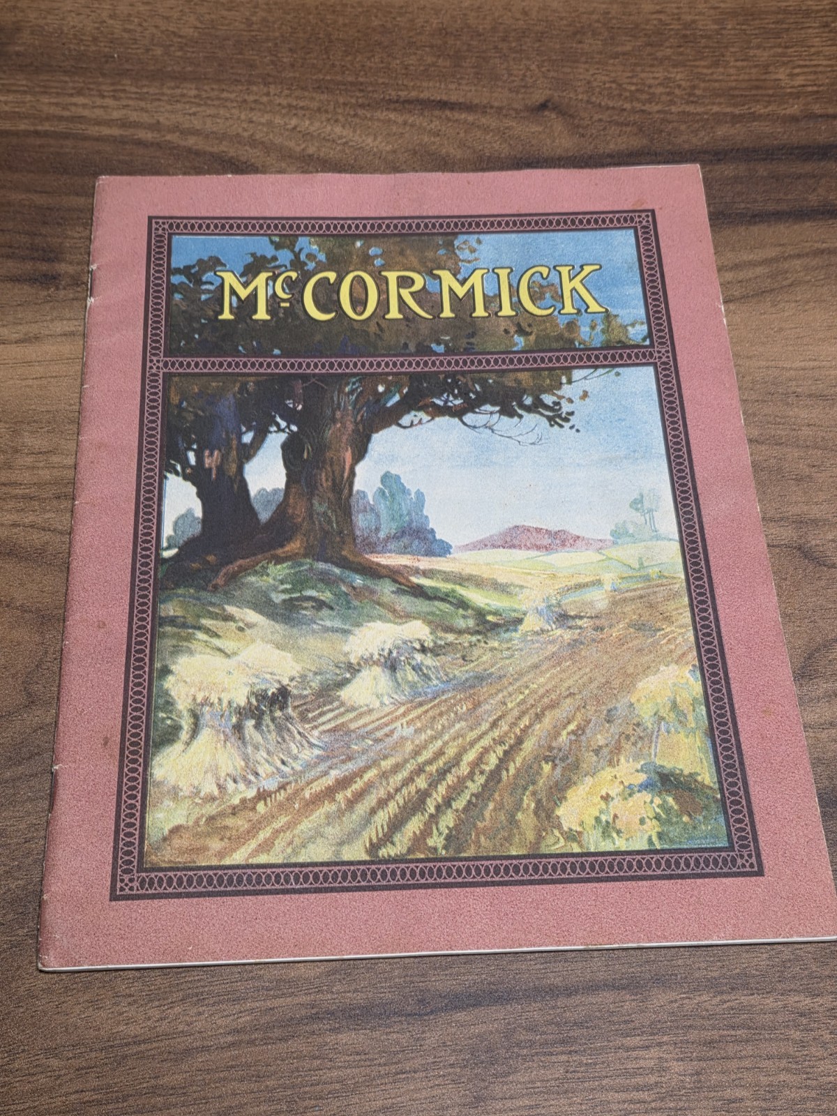 Early 1900s McCormick Tractor Catalog Brochure A-10-G Very Nice!!