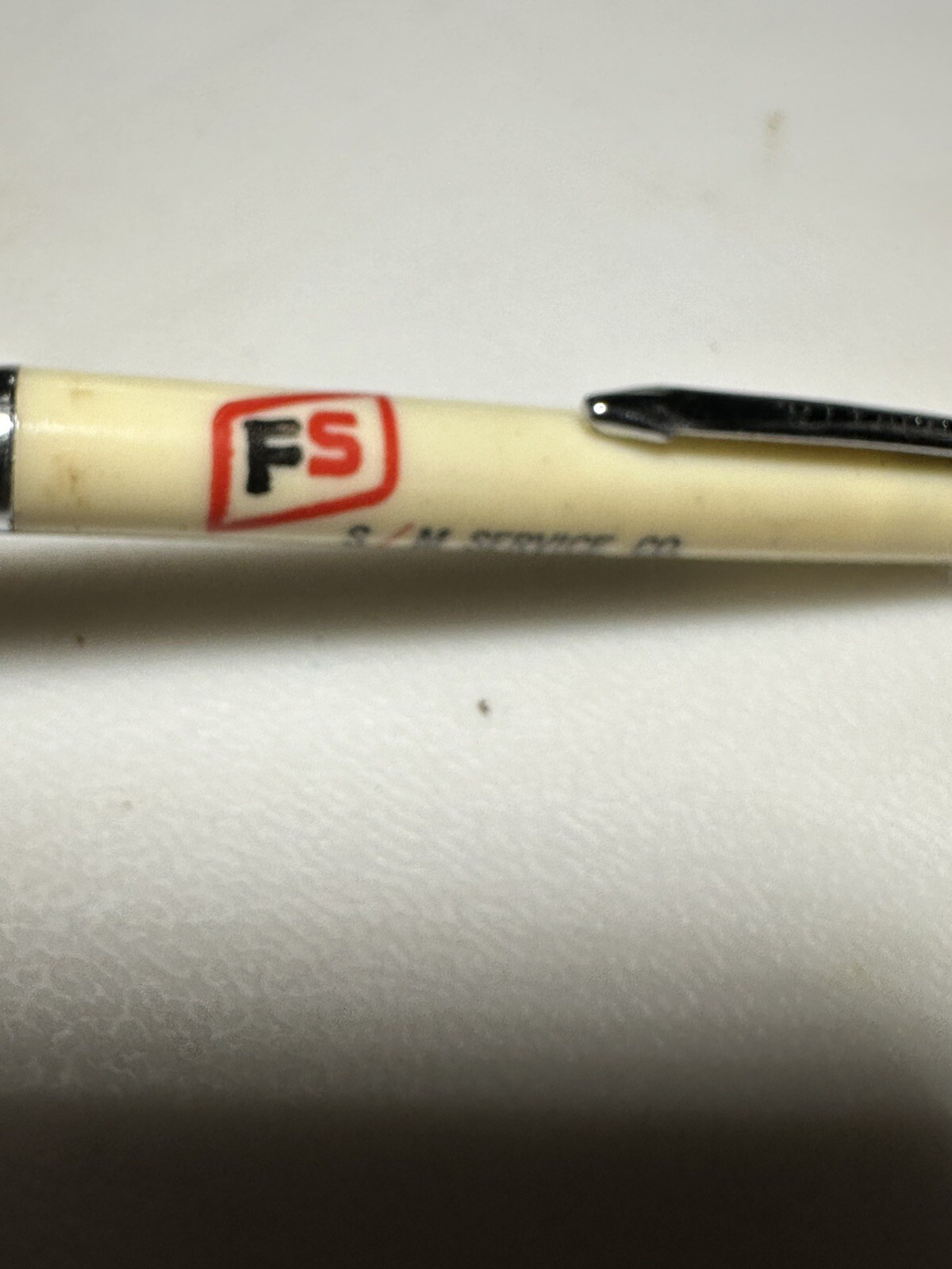 Vintage Davenport Iowa SM Service Company FS Seeds Farming Ag Advertising IA Pen