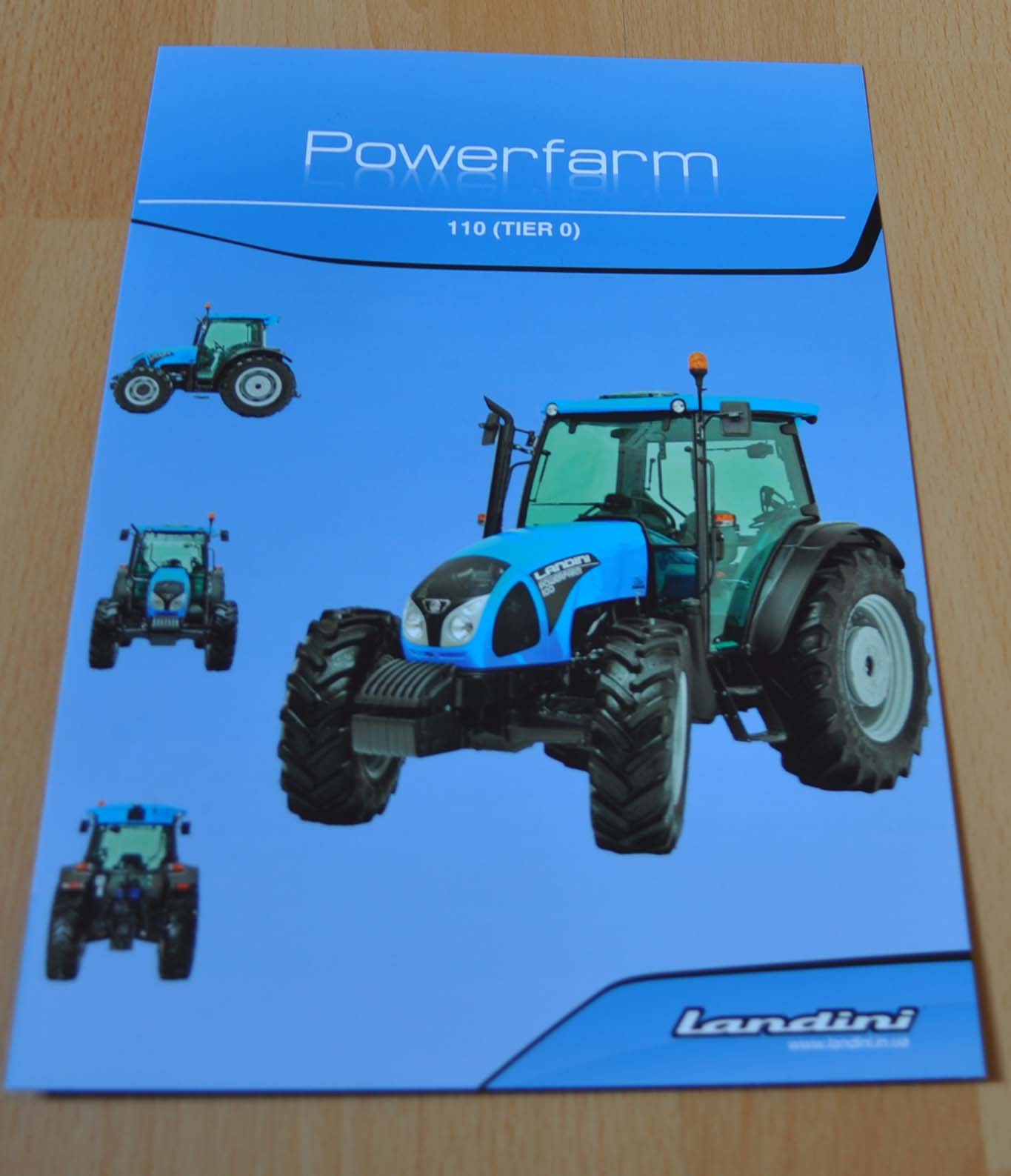 Landini Powerfarm Tractor Agriculture Brochure Prospekt