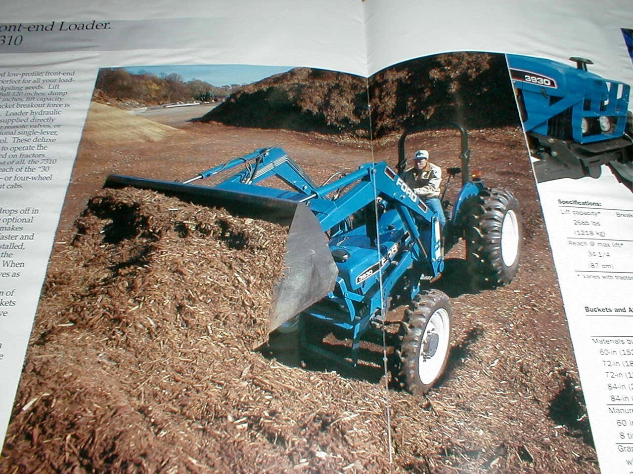 Ford New Holland 1995 Ford 30 Series Utility Tractors Full Color Dealer Brochure