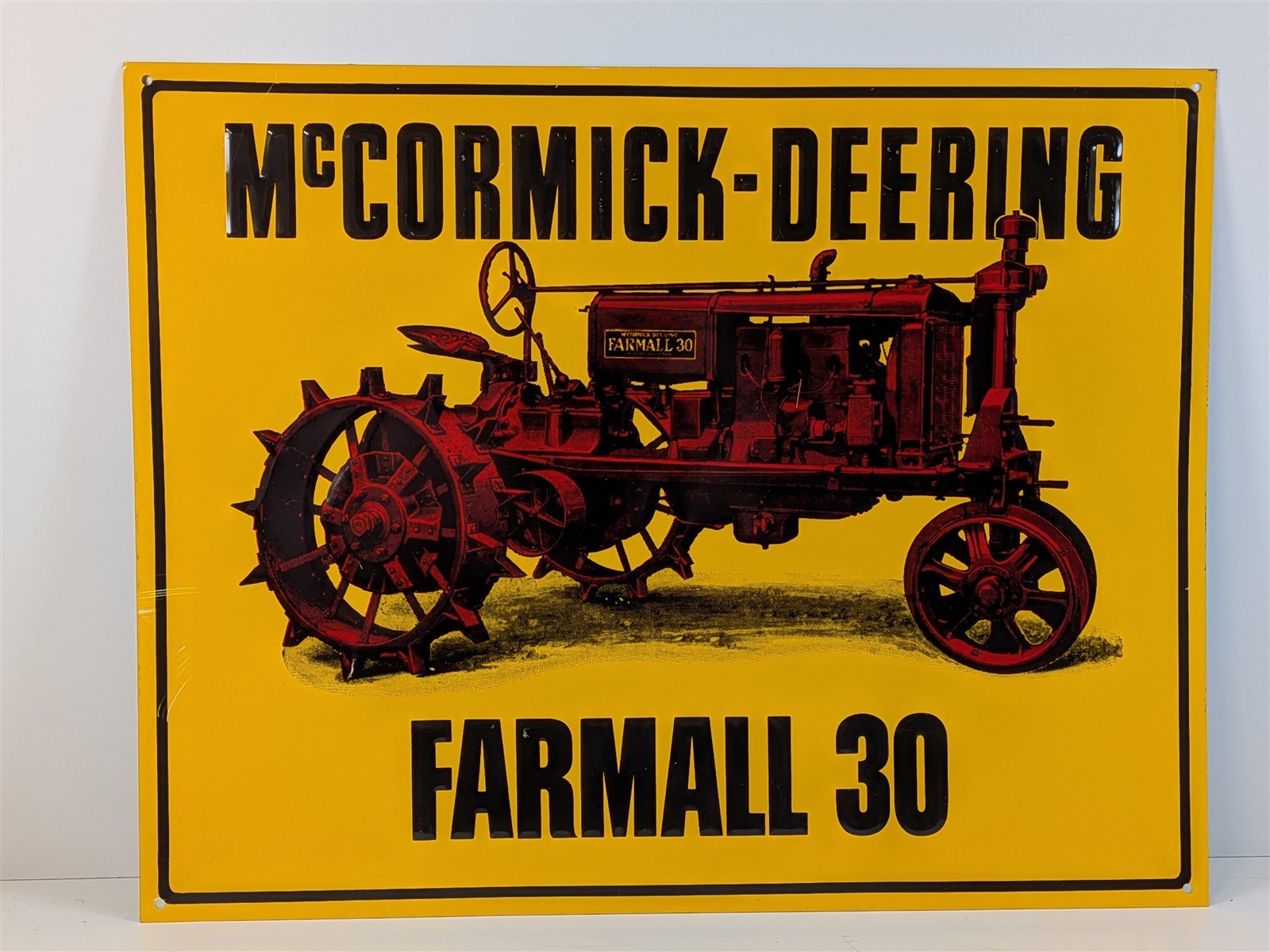 McCormick-Deering Farmall 30 Tractor 14&Prime; Tin Sign