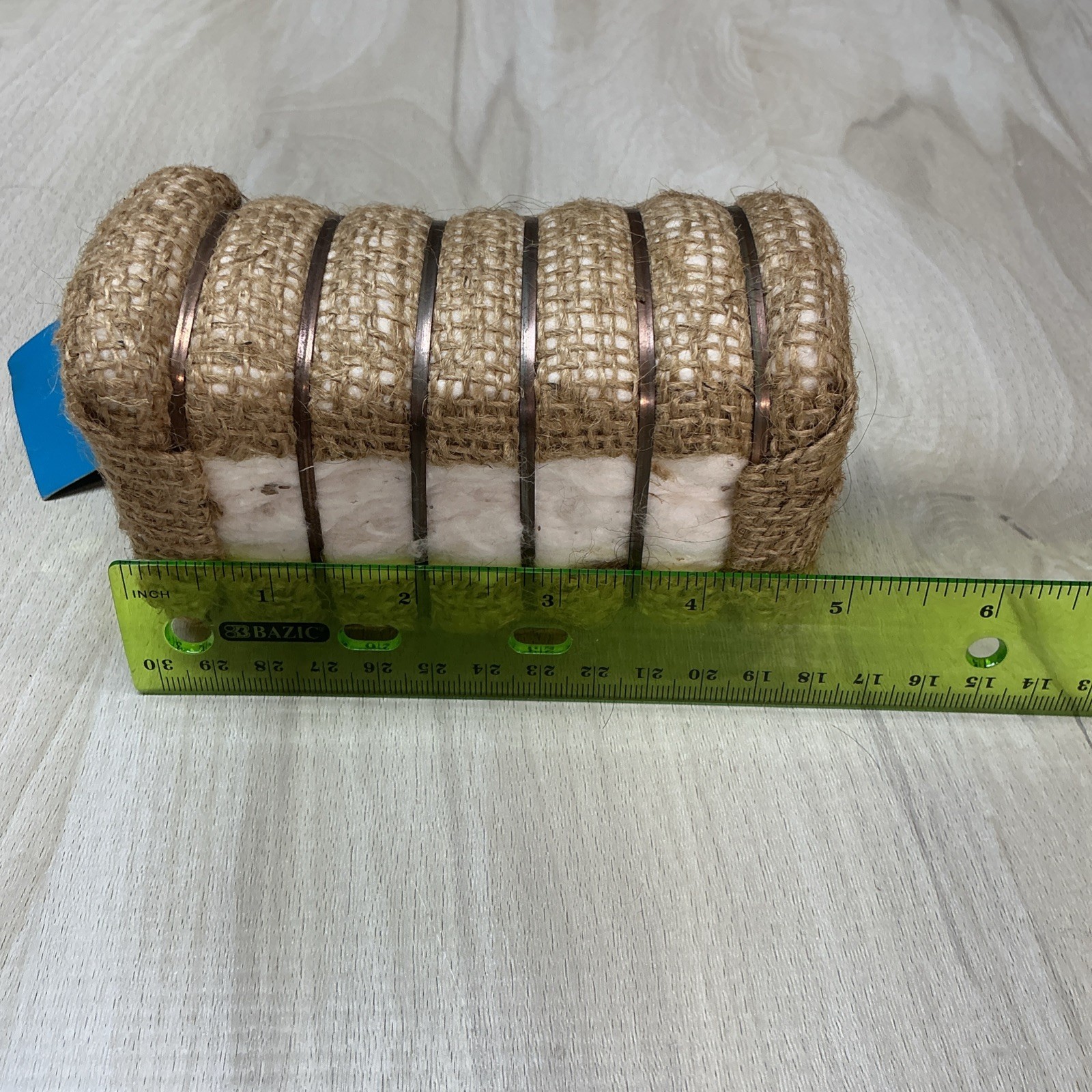 Vintage Cotton Bale Souvenir From Tennessee – Small 4.4 Oz Miniature With Tag