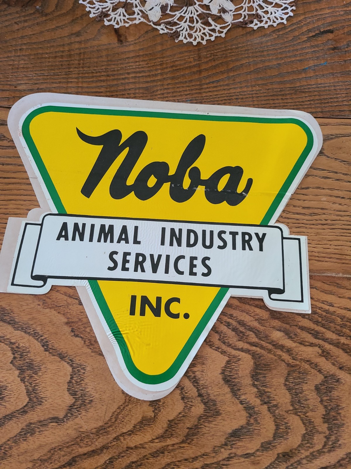 Noba Animal Industry Services Inc. Advertising Sticker