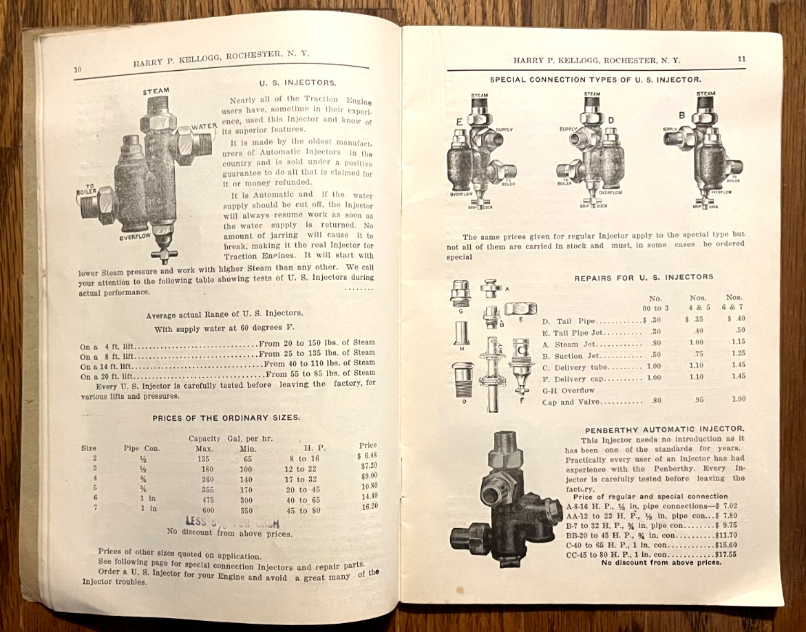 1922 Harry Kellogg Thresherman Mill & Contractors Supply catalog Rochester NY