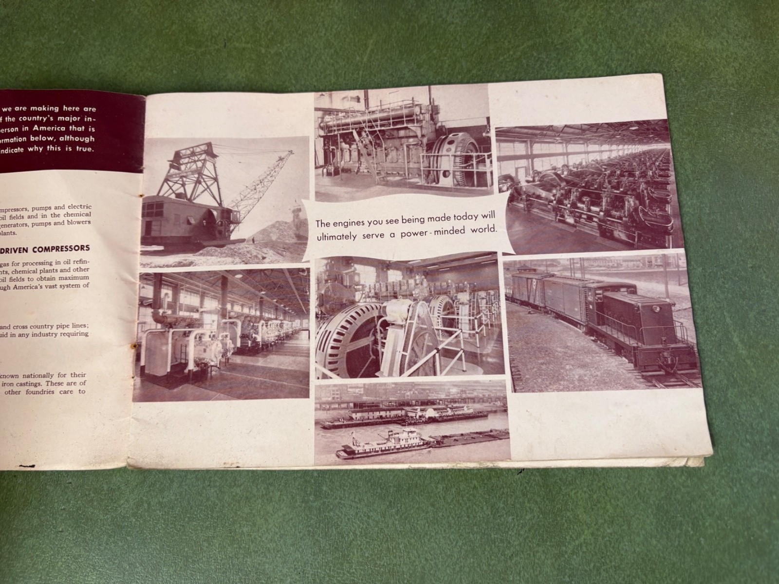 Cooper Bessemer Manufacturing Open House Brochure 1947 Grove City Brochure