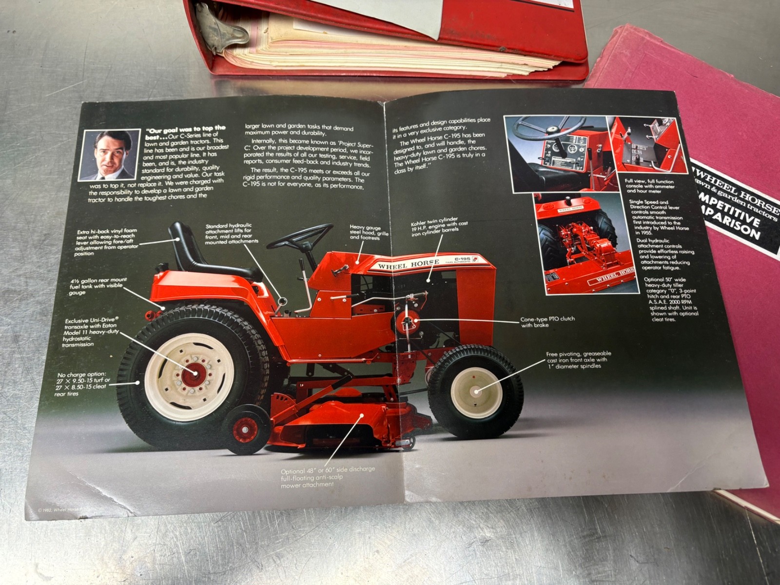 VIntage Wheel Horse Dealer Sales Guide Manual Attachment Guides & Brochures