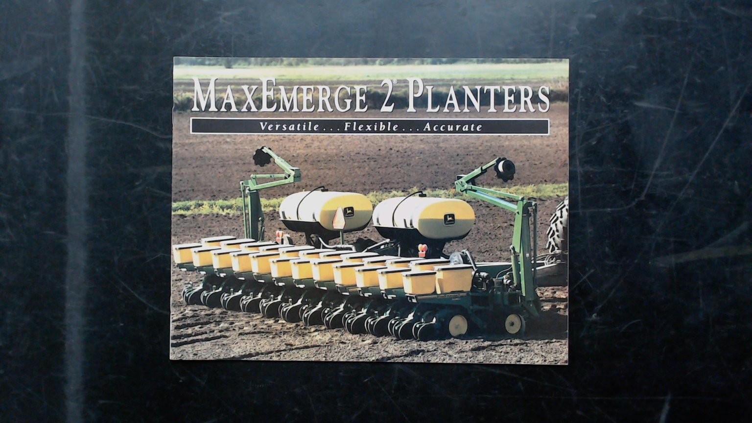 John Deere MaxEmerge 2 Planters Agriculture Brochure Vintage 1985
