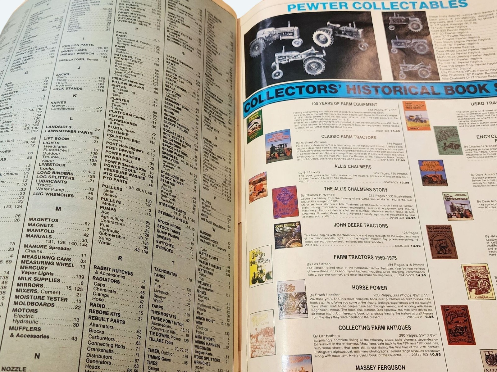 Vintage Central Tractor Farm & Family Center Spring Catalog 1989 Farm Equipment