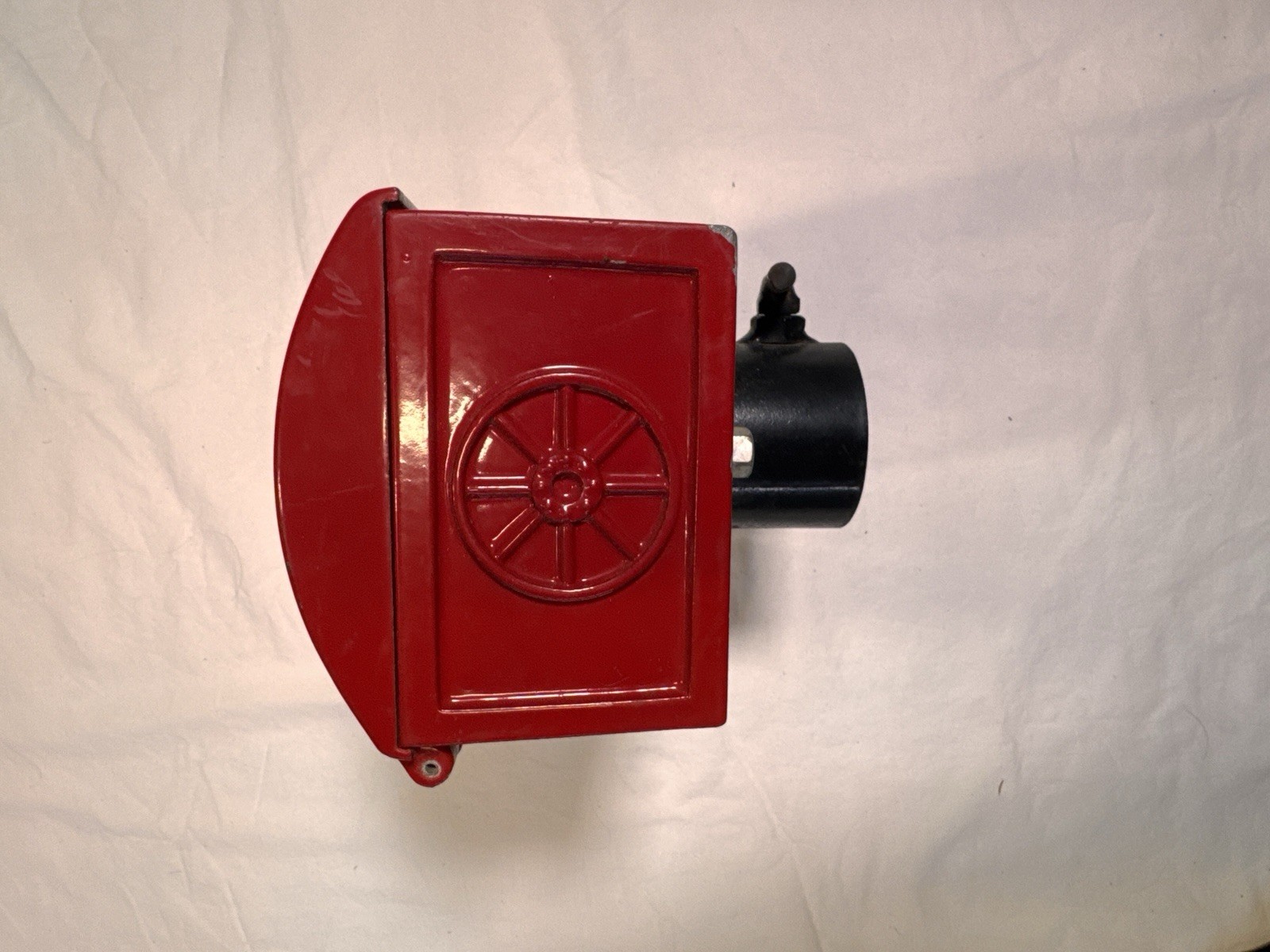 Vintage Pioneer Equipment Inc Tractor Metal TOOL BOX Original Red
