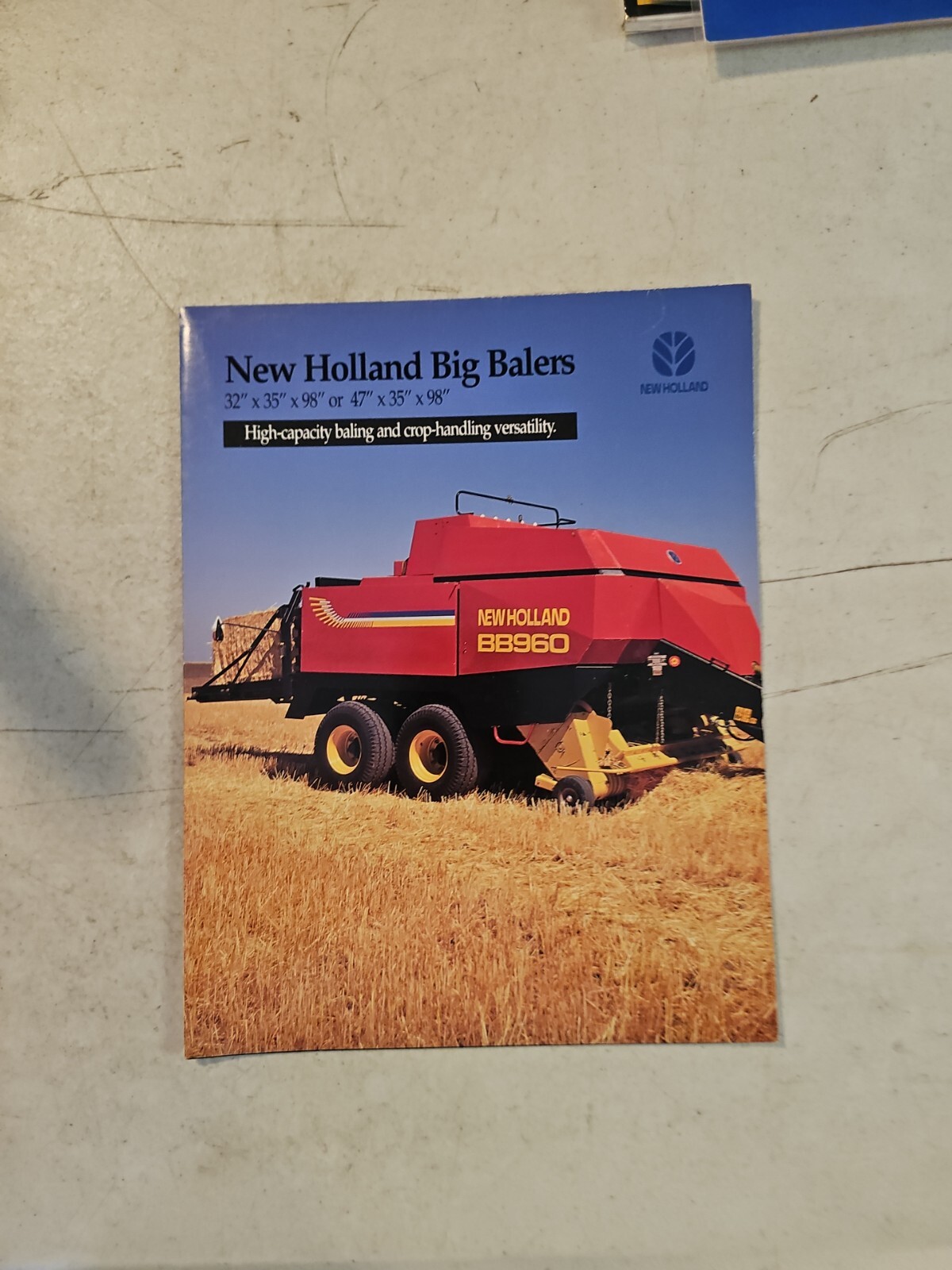 New Holland BB940 BB960 Big Balers Brochure 8 Page Large Poster