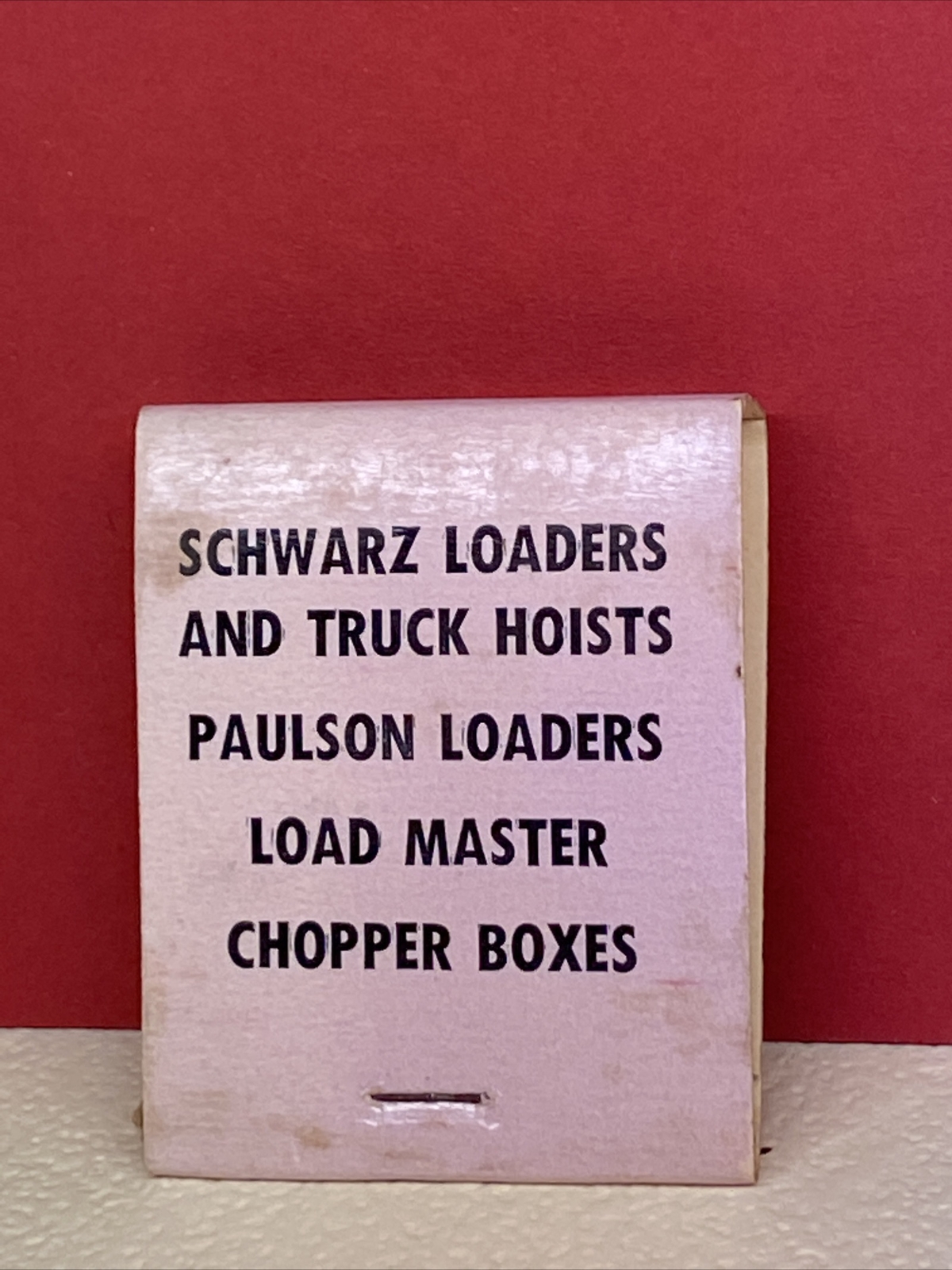 3 unused Matchbooks Wilber Implement Schwarz Loaders Farm Centerville WI Wis