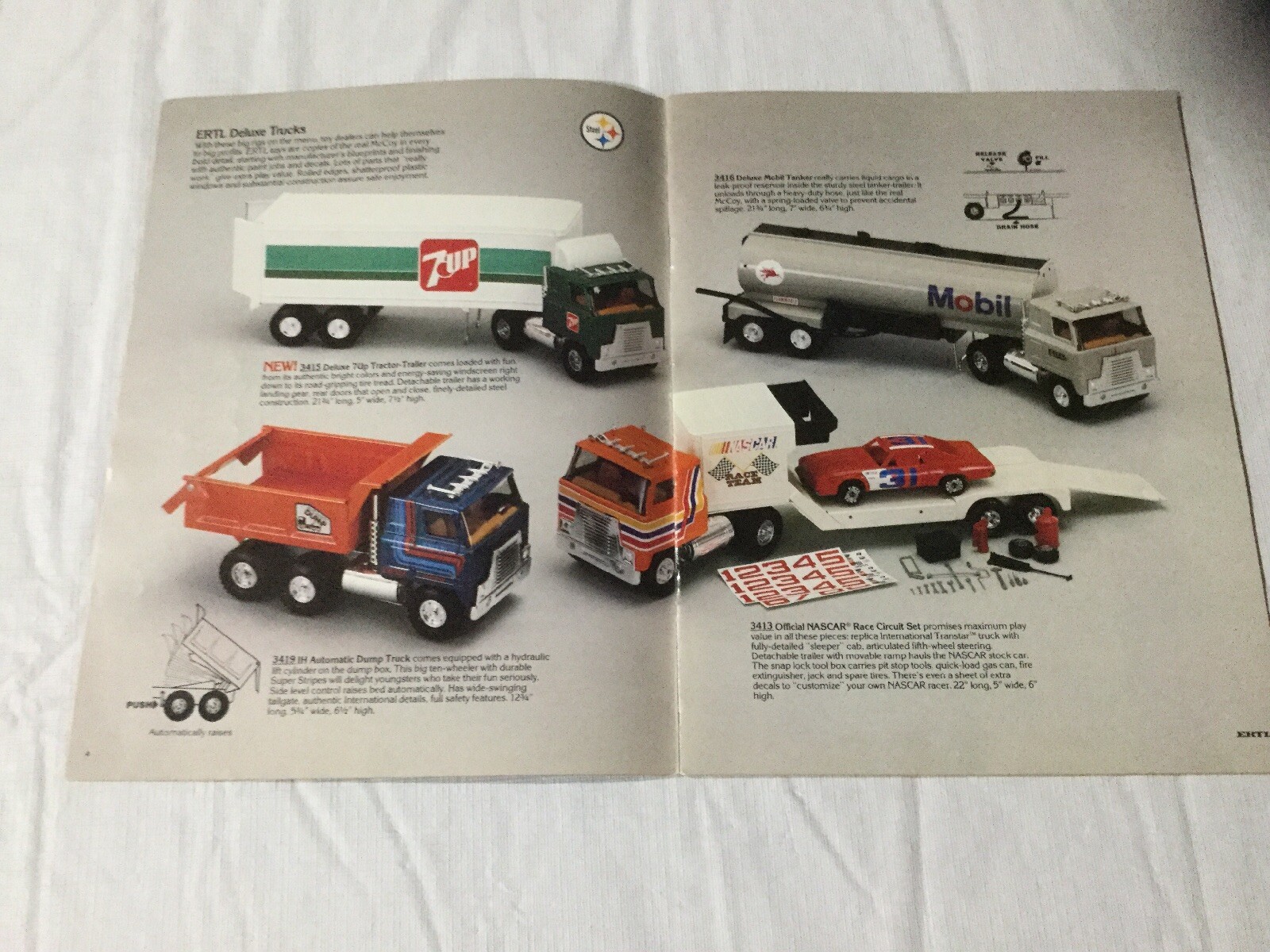 Joseph L. Ertl Steel And Die- Cast Toys 32 Pages Sales Brochure