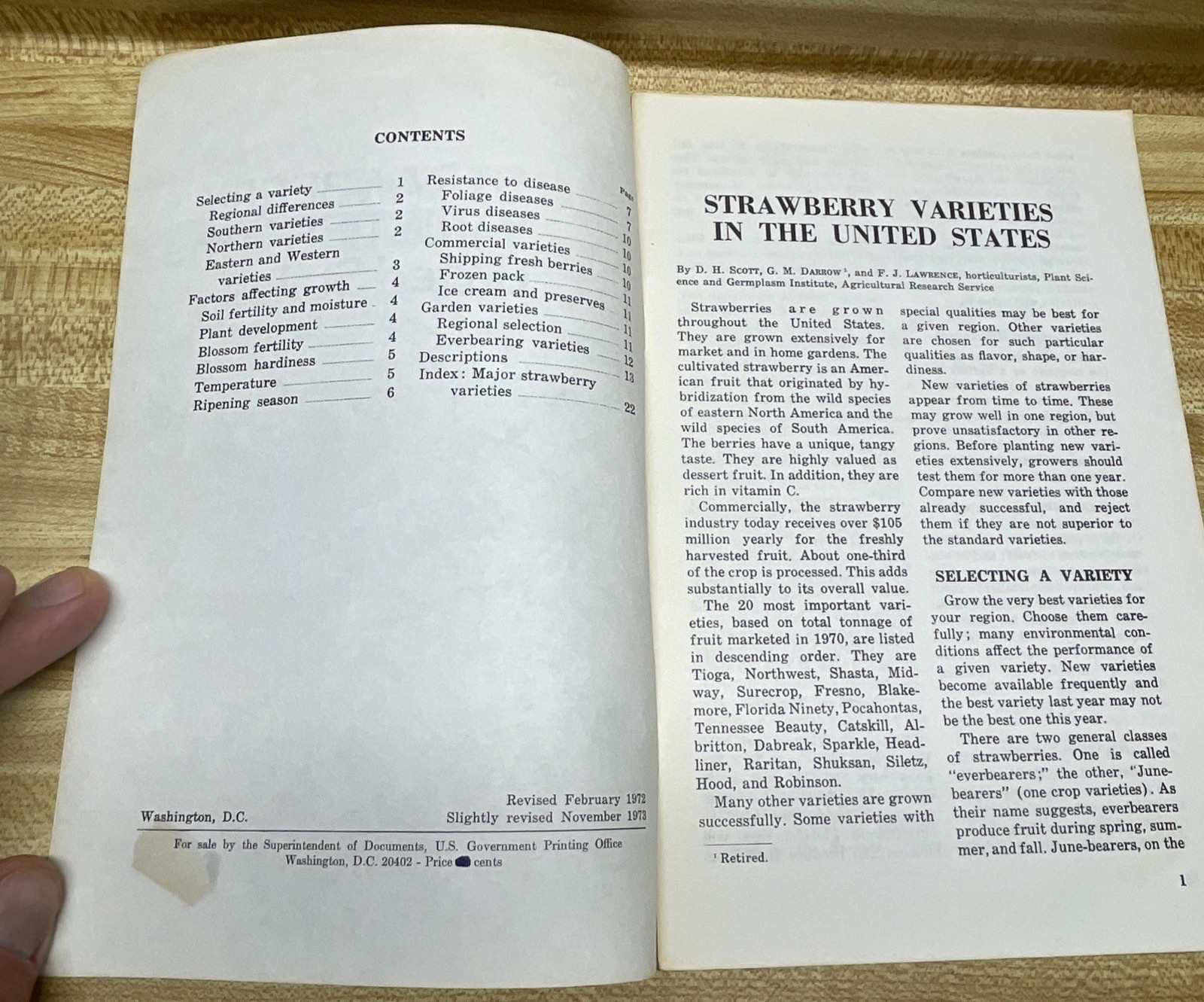 US Department Of Agriculture Farmers’ Bulletin Fruit Soil Birds Lot Of (7) Vtg