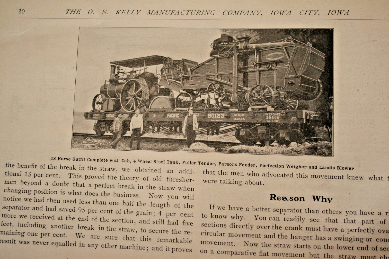 KELLY TRACTORS 1902 75/100