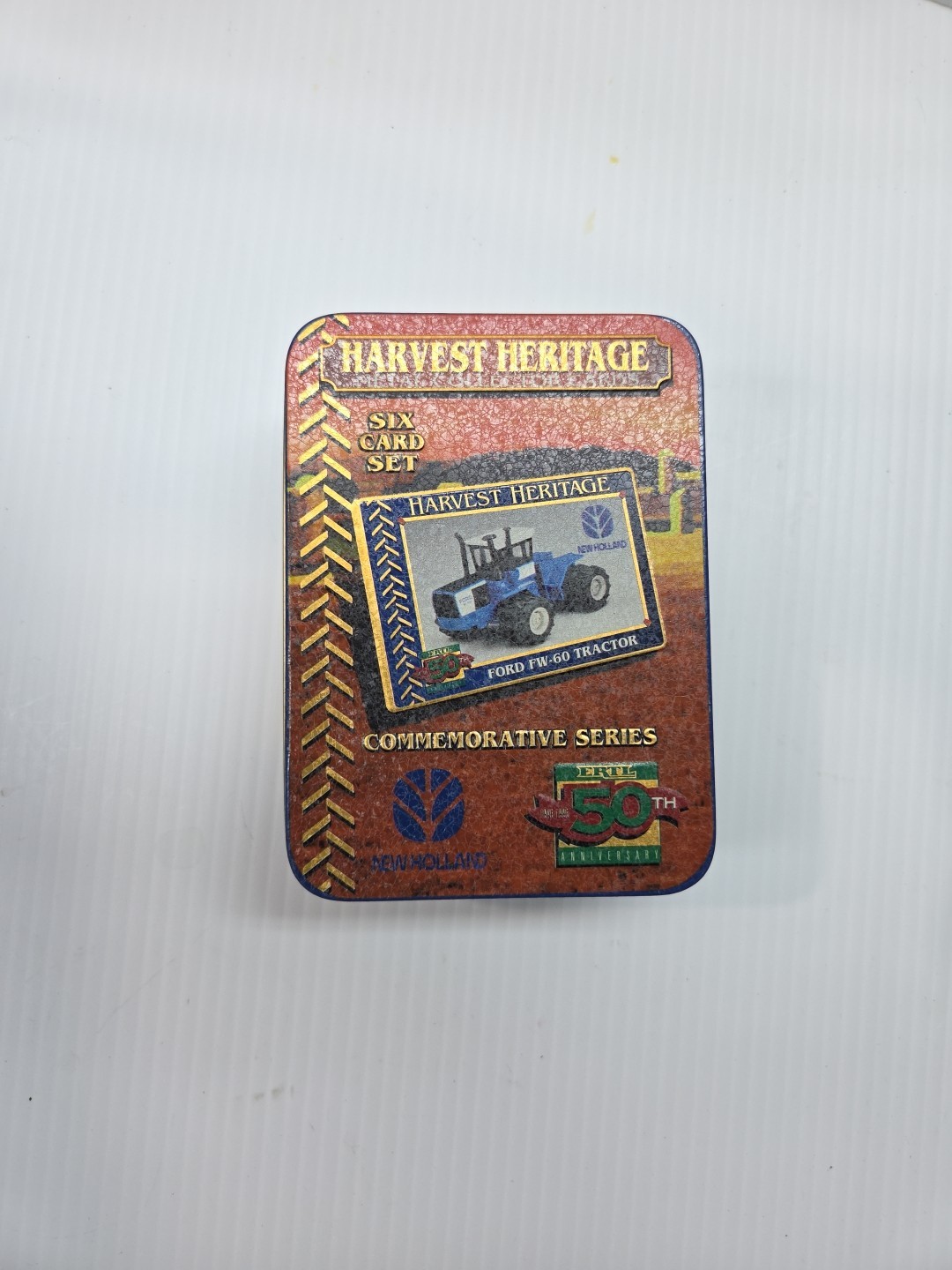 1995, ERTL 50th Ann., Harvest Heritage 6 Collector Cards