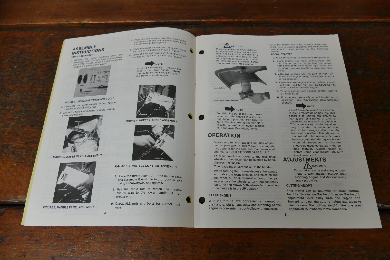 1980s Coast to Coast Owner&rsquo;s Manual 4HP 21” Self Propelled Lawn Mower 481-1550