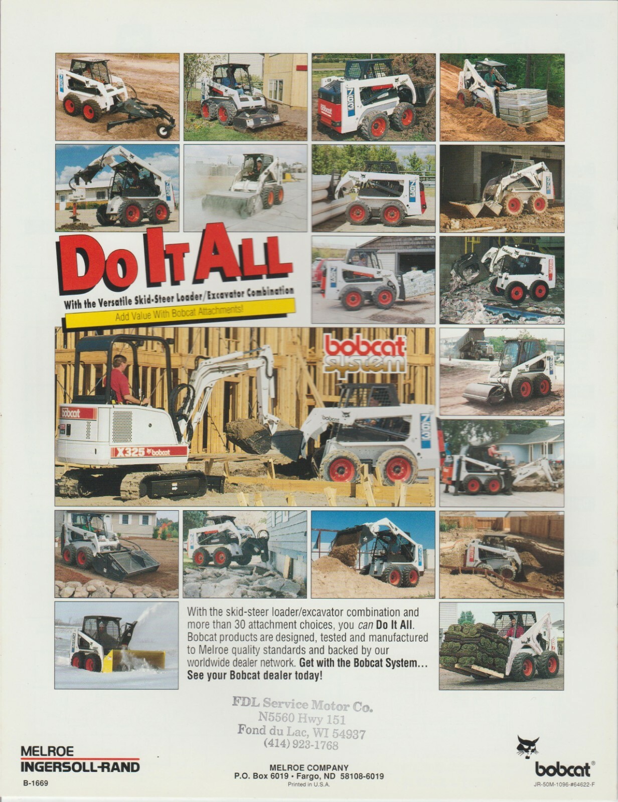 Bobcat 700 C-Series Skid-Steer Loaders Showroom Sales Brochure