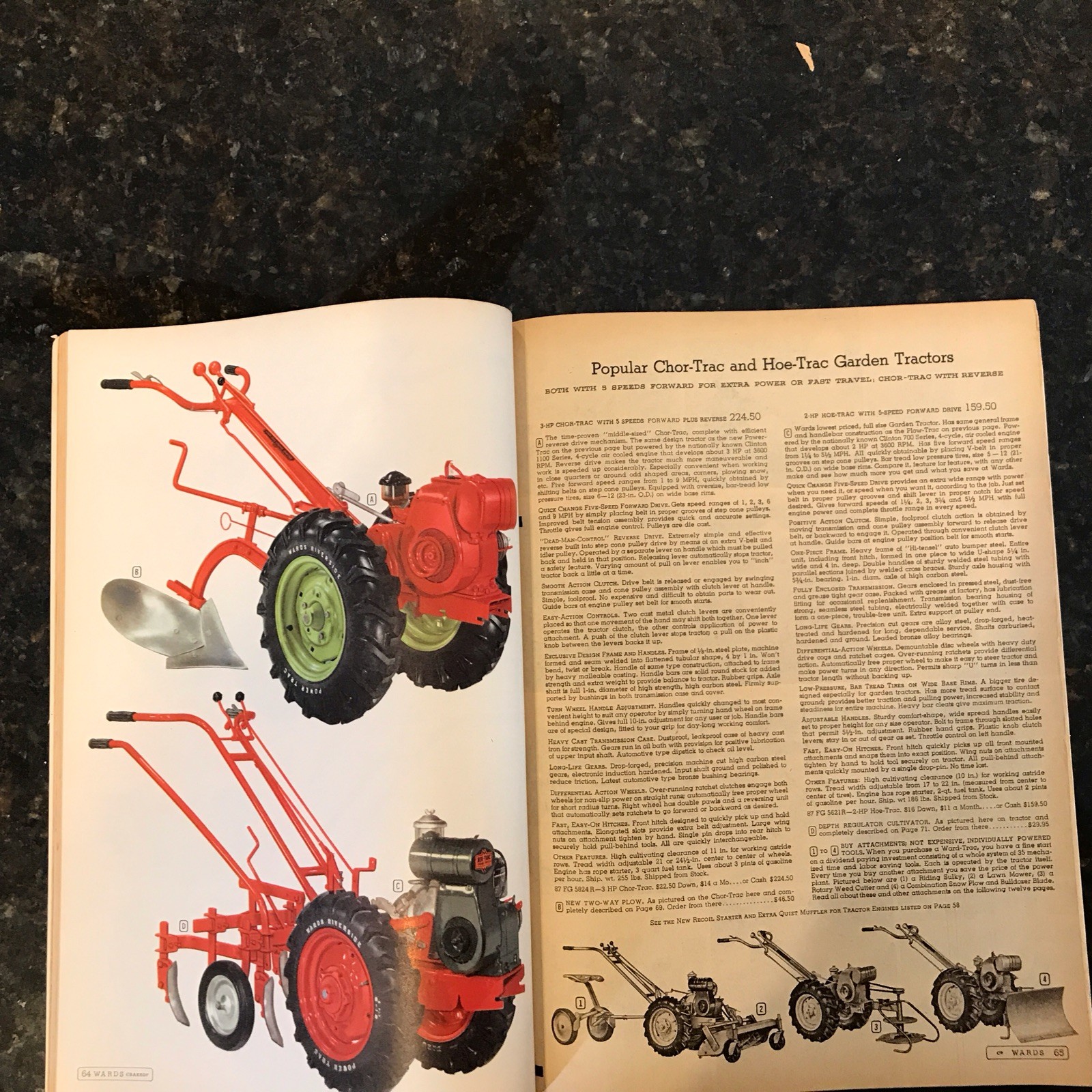 1954 Montgomery Ward Farm Equipment Book Catalog