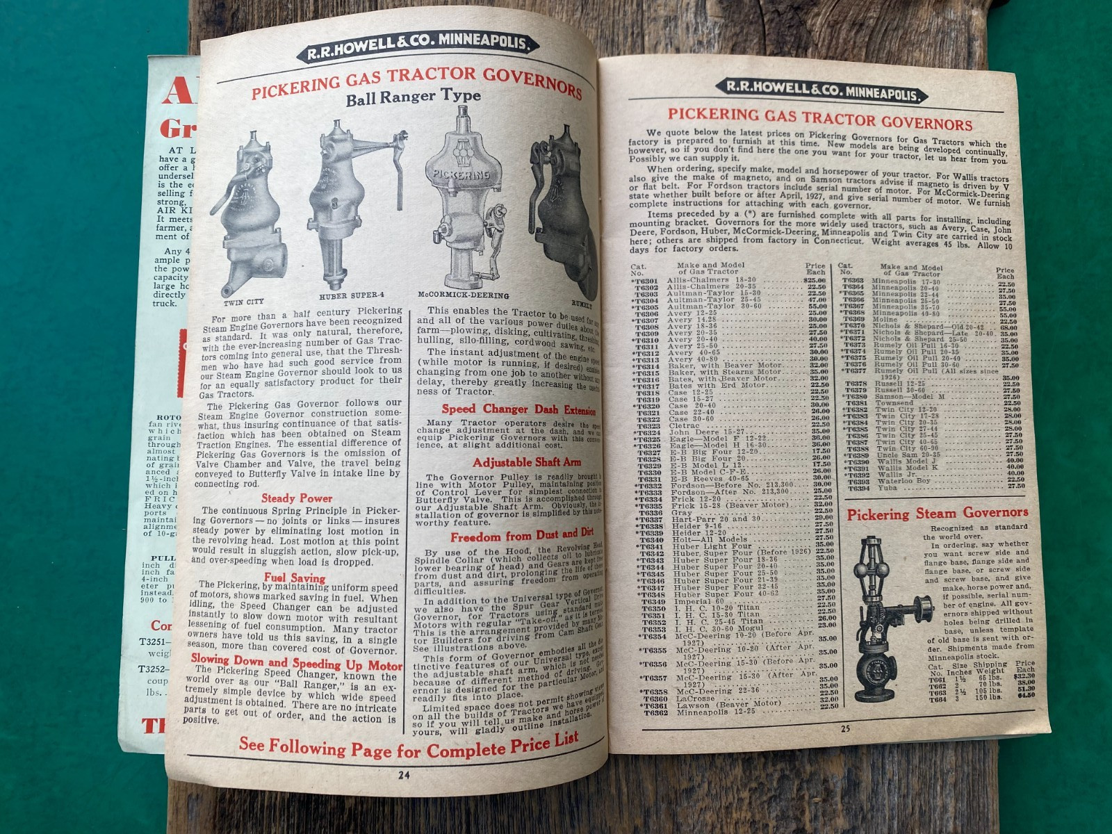 R.R. Howell Thresher & Power Farming Supply Catalog T-34 Minneapolis MN 1934