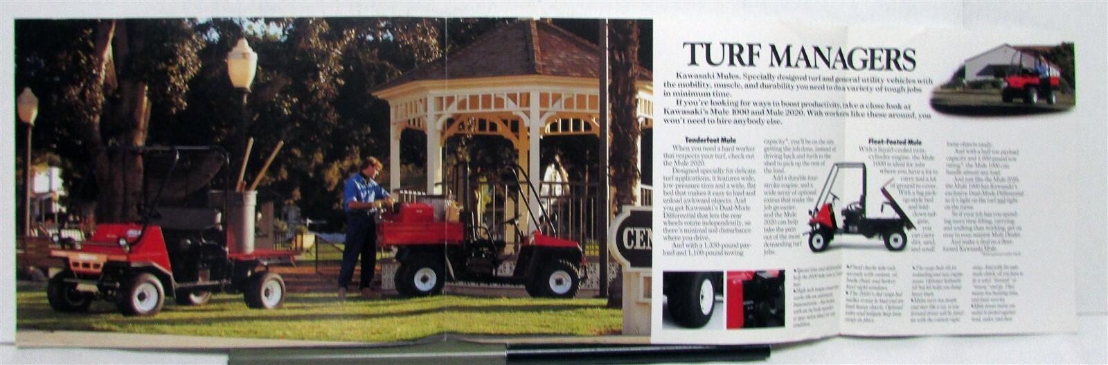 1990 Kawasaki Mule 2020/1000 Let The Good Times Roll Sales Folder