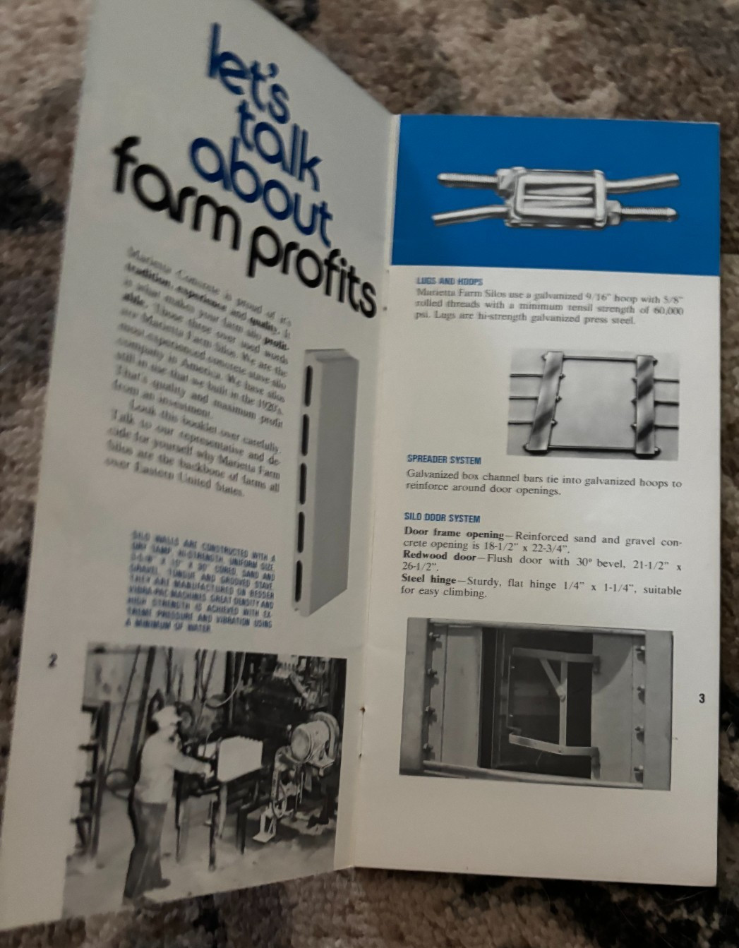 Marietta Concrete Farm Silos Brochure DCPA26