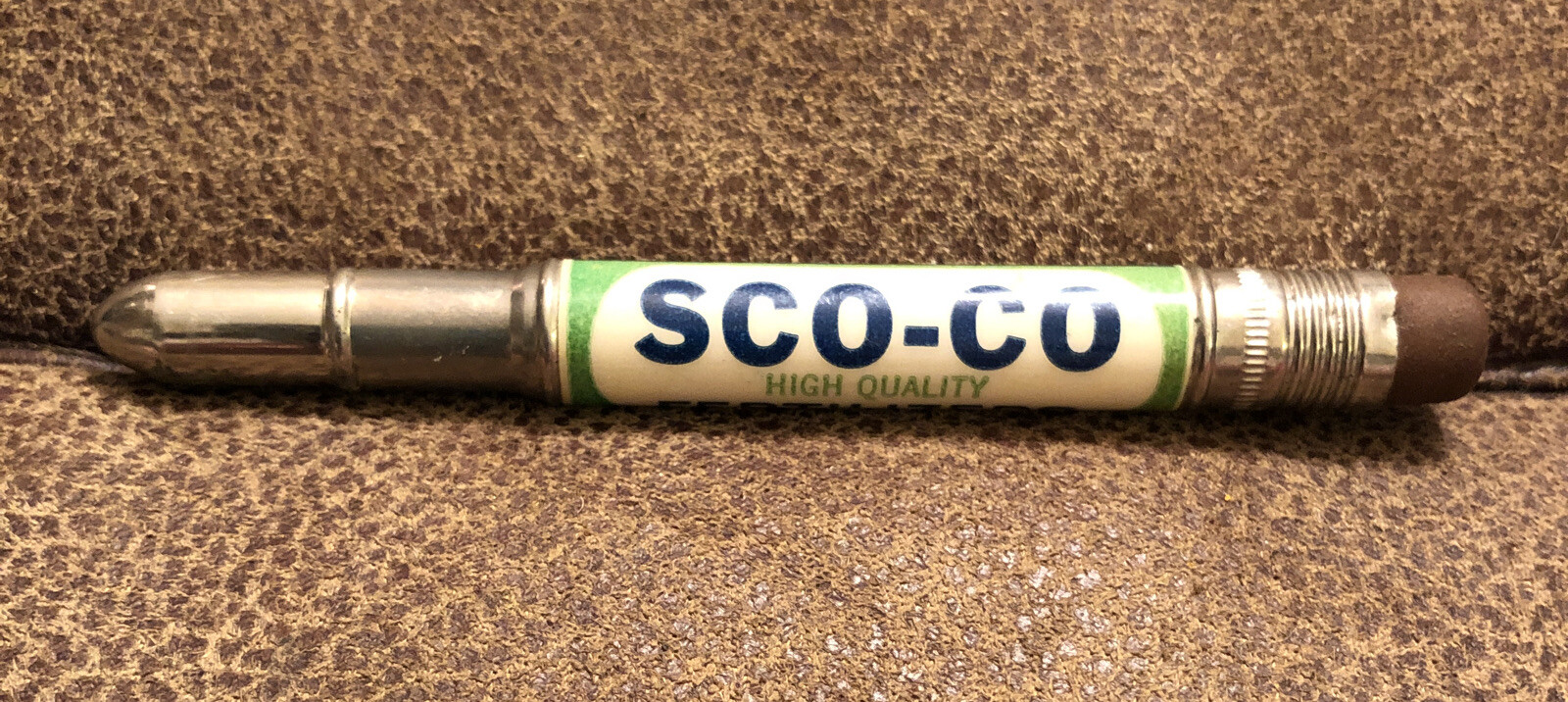 Vintage Columbus Mississippi Advertising Pencil REFUGE COTTON OIL CO – SCO-CO