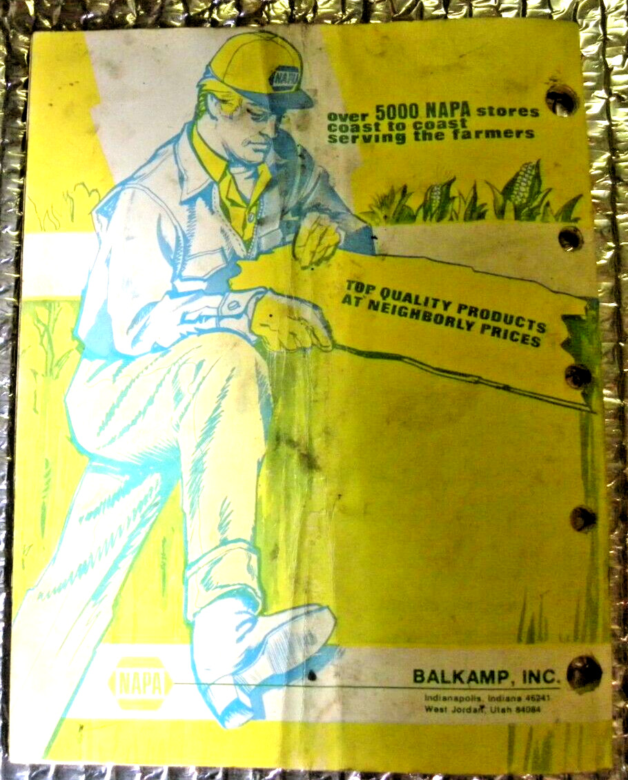 1976 Napa Balkamp Agricultural Farm & Ranch Parts Supplies Catalog FREE SHIP !